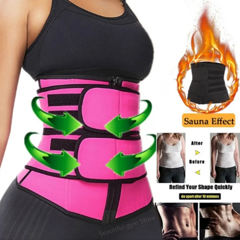 Cinta modeladora de cintura, neoprene,