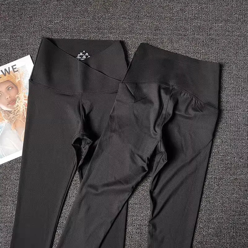 Leggings femininas sem costura de cintura alta