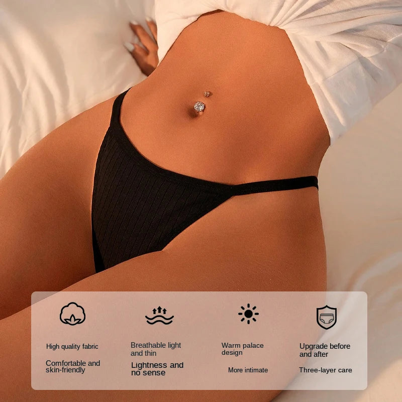 Calcinha feminina de algodão