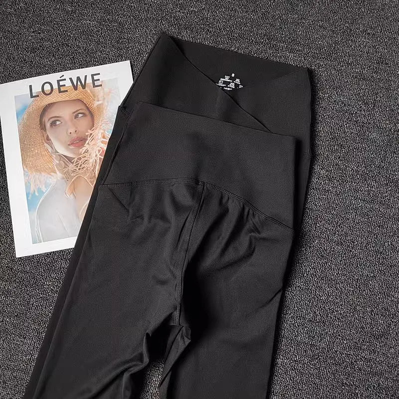 Leggings femininas sem costura de cintura alta