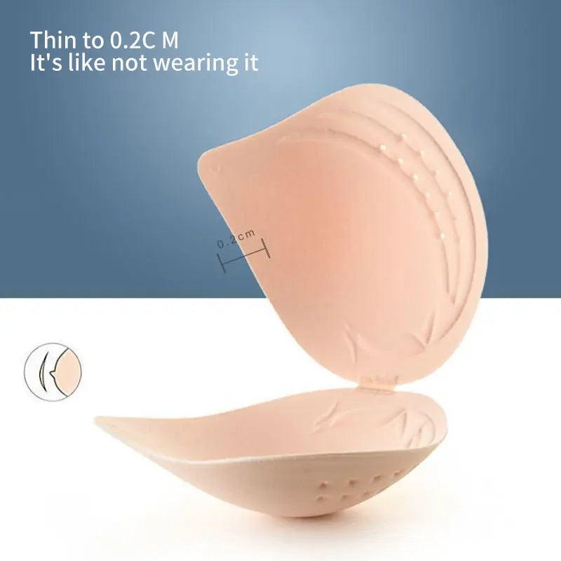 Sutiã push-up sexy feminino sem costura ultrafino de seda gelada